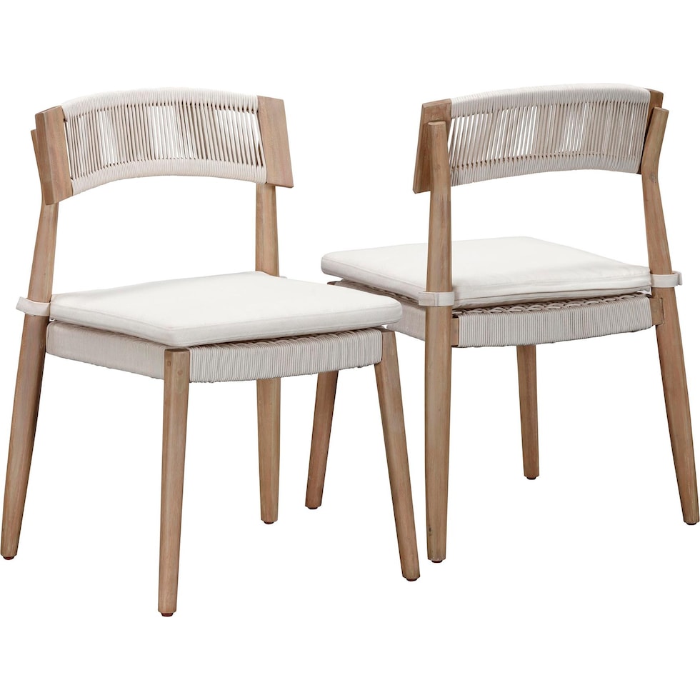 belmar white outdoor chair   