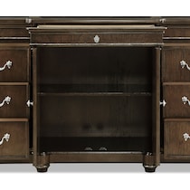 belmont dark brown  pc queen bedroom   