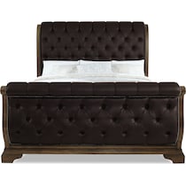 belmont dark brown  pc queen bedroom   