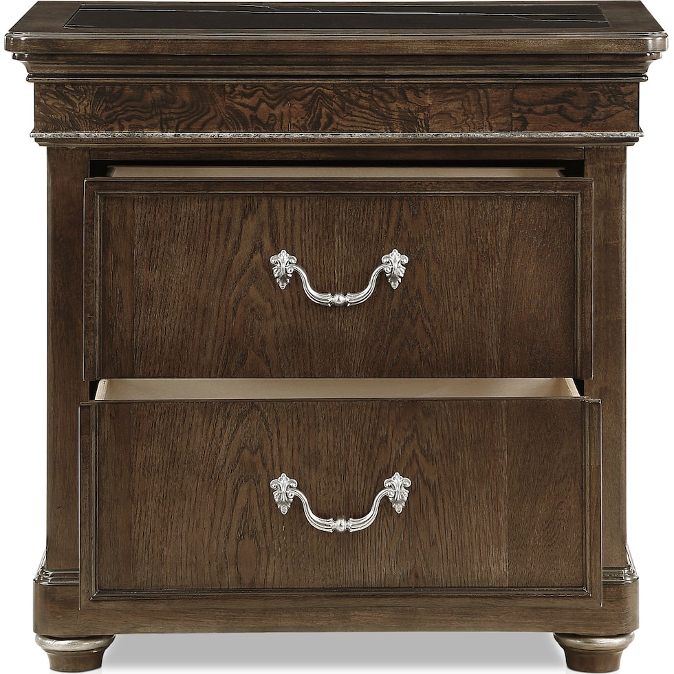 belmont dark brown  pc queen bedroom   