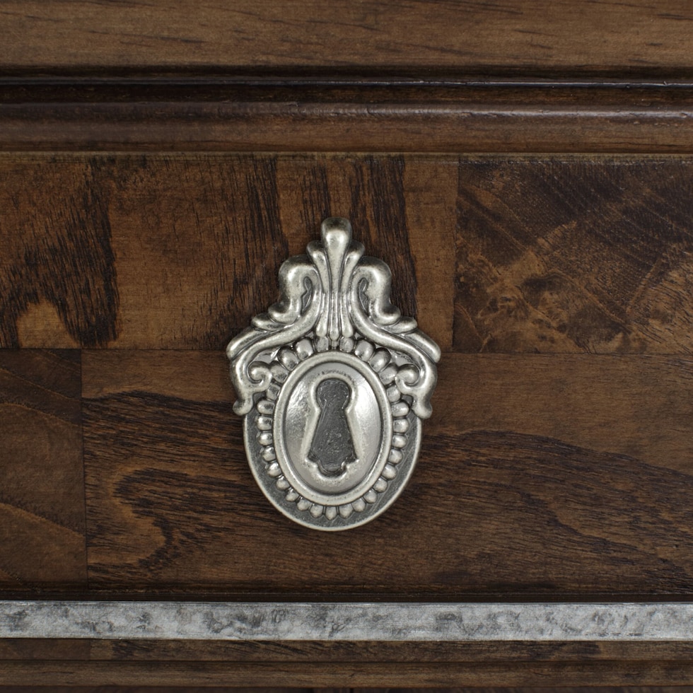 belmont dark brown dresser & mirror   