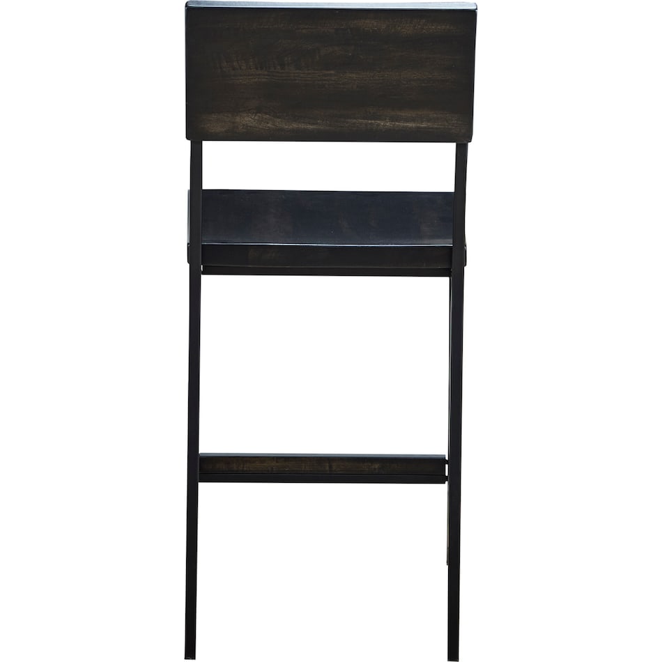 benedict black counter height stool   