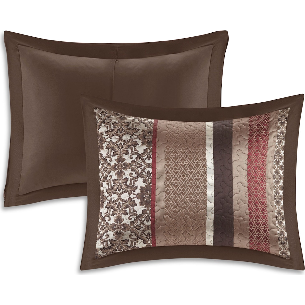 benedict red queen bedding set   