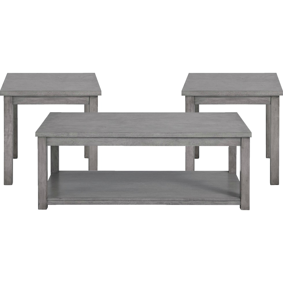 benet gray  pc occasional tables   