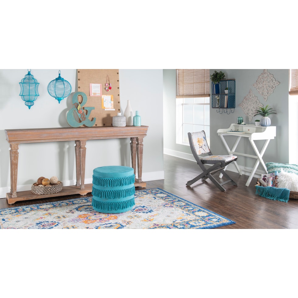 benji dark brown console table   