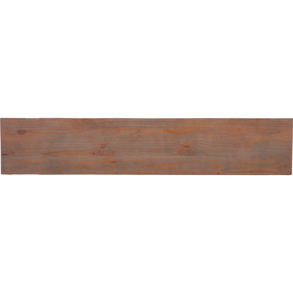 benji dark brown console table   