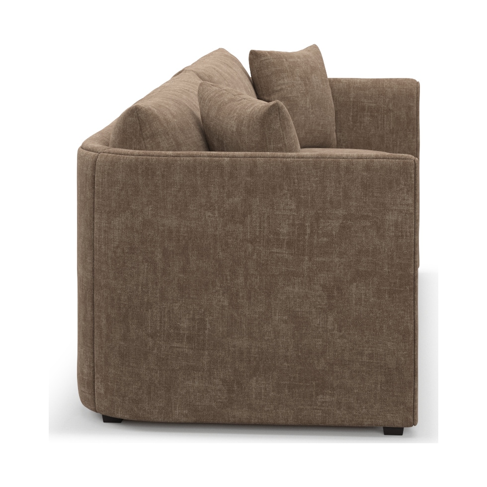 benji dark brown sofa   