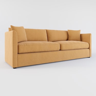 Benji Foam Comfort Sofa and Loveseat Set - Merrimac Topaz