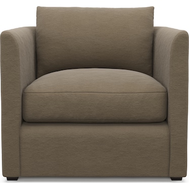 Benji Foam Comfort Accent Chair - Merrimac Brownstone