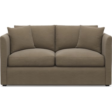 Benji Foam Comfort Loveseat - Merrimac Brownstone