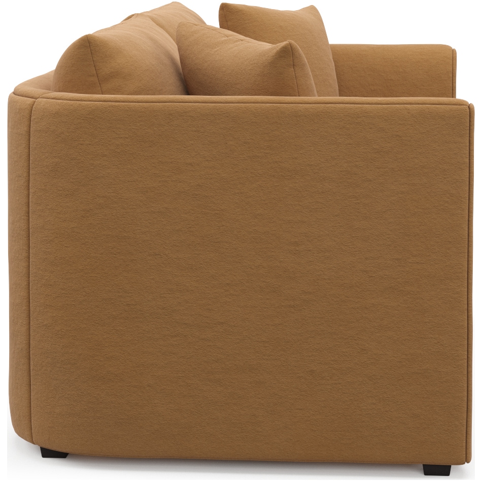 benji light brown loveseat   