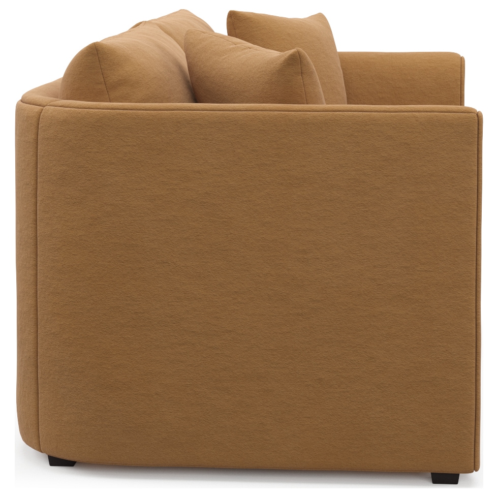 benji light brown loveseat   