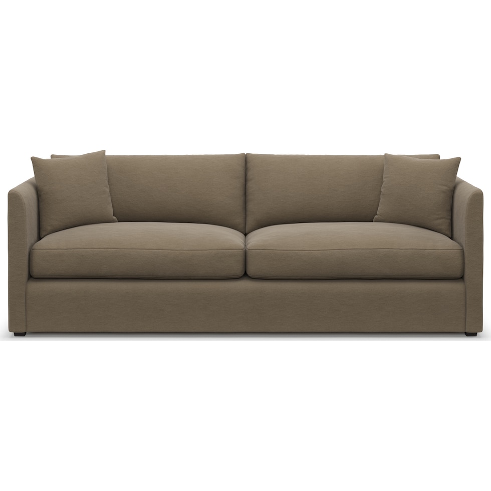 benji light brown sofa   