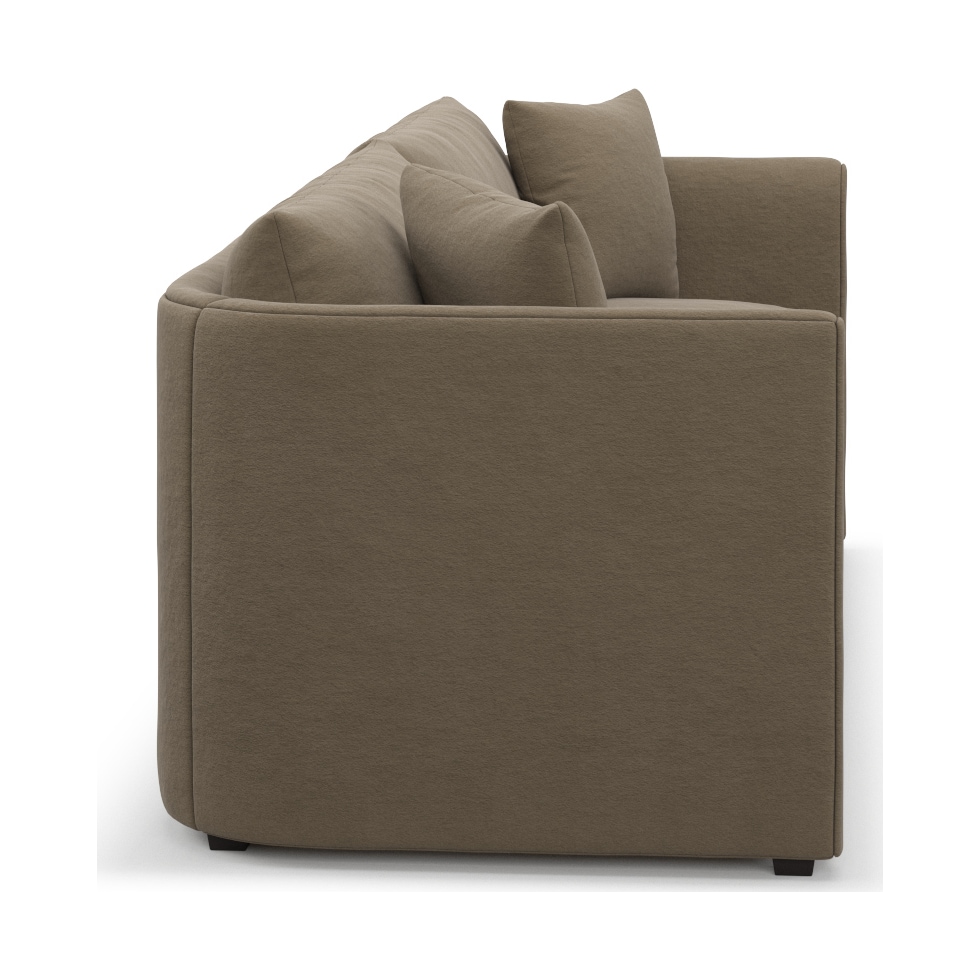 benji light brown sofa   