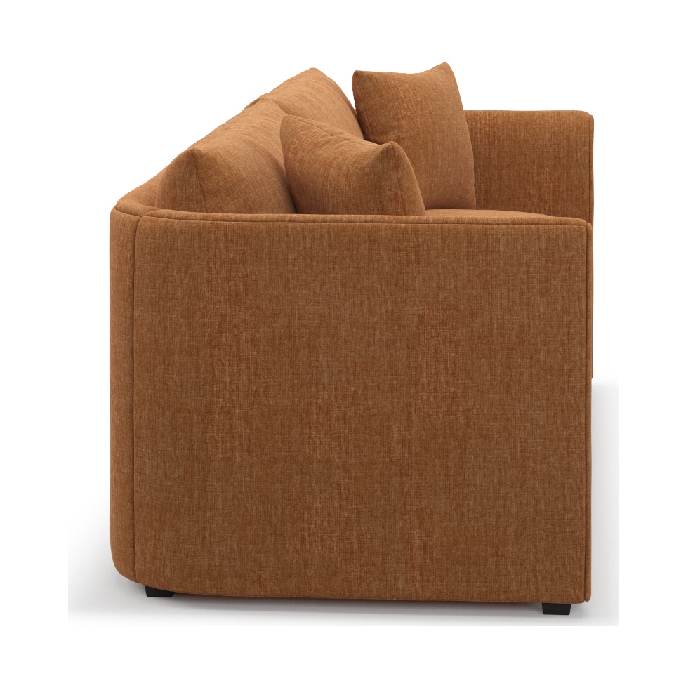 benji orange sofa   