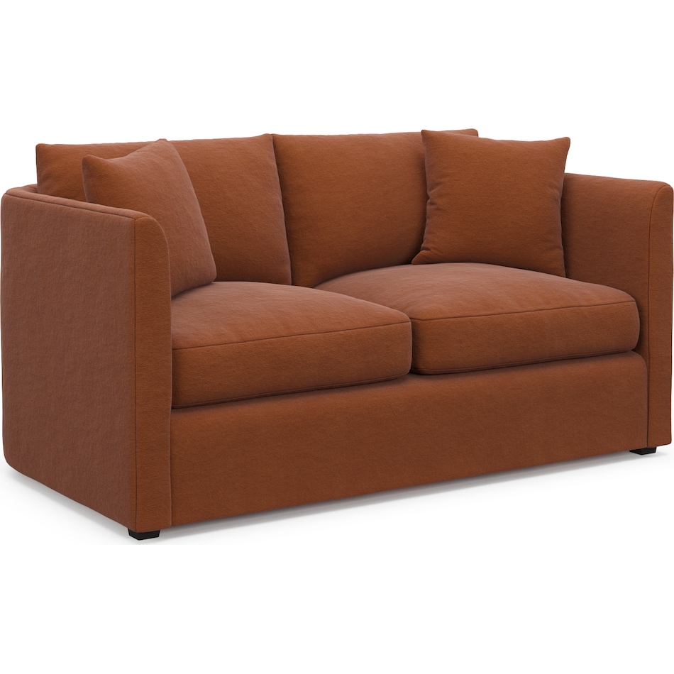 benji red loveseat   