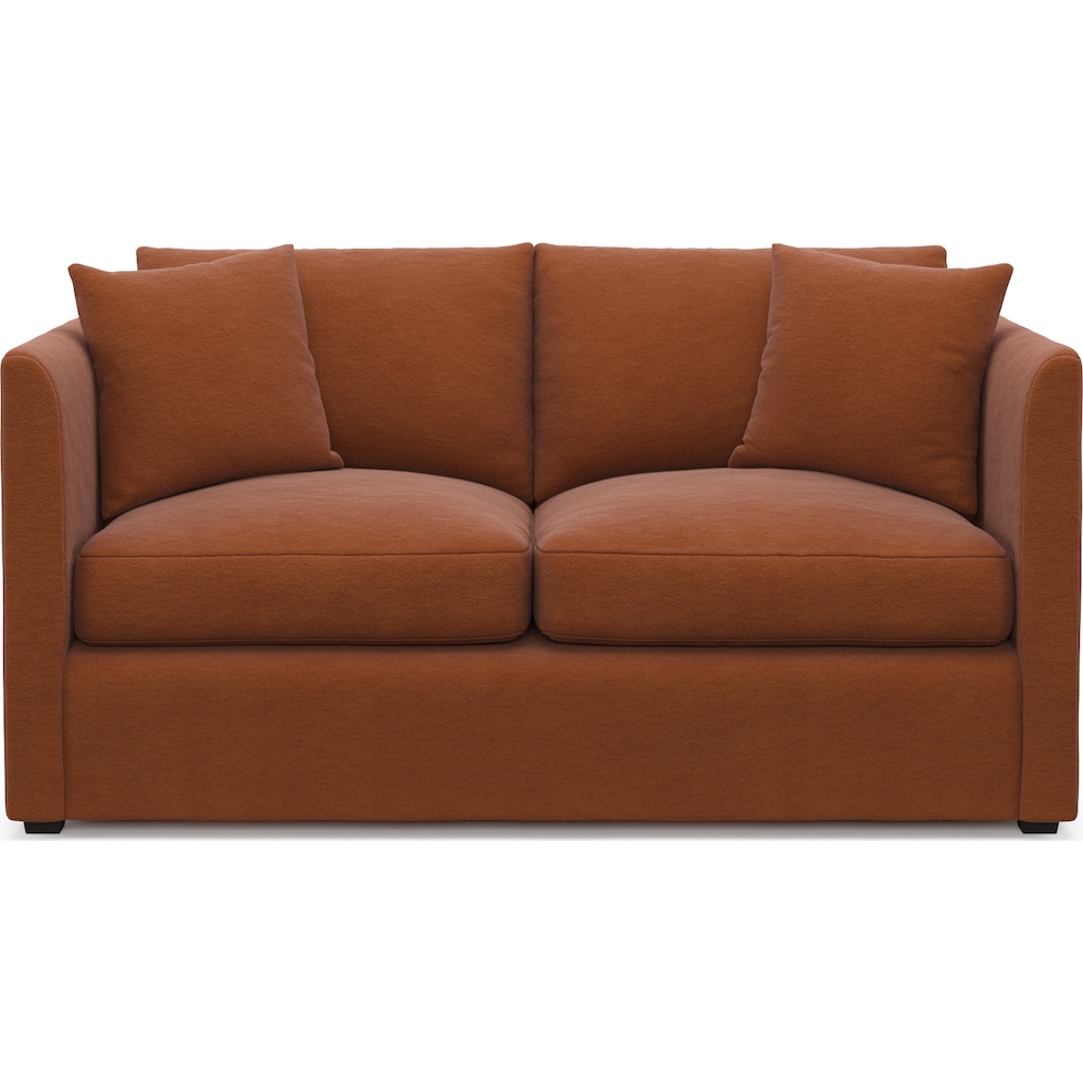 benji red loveseat   