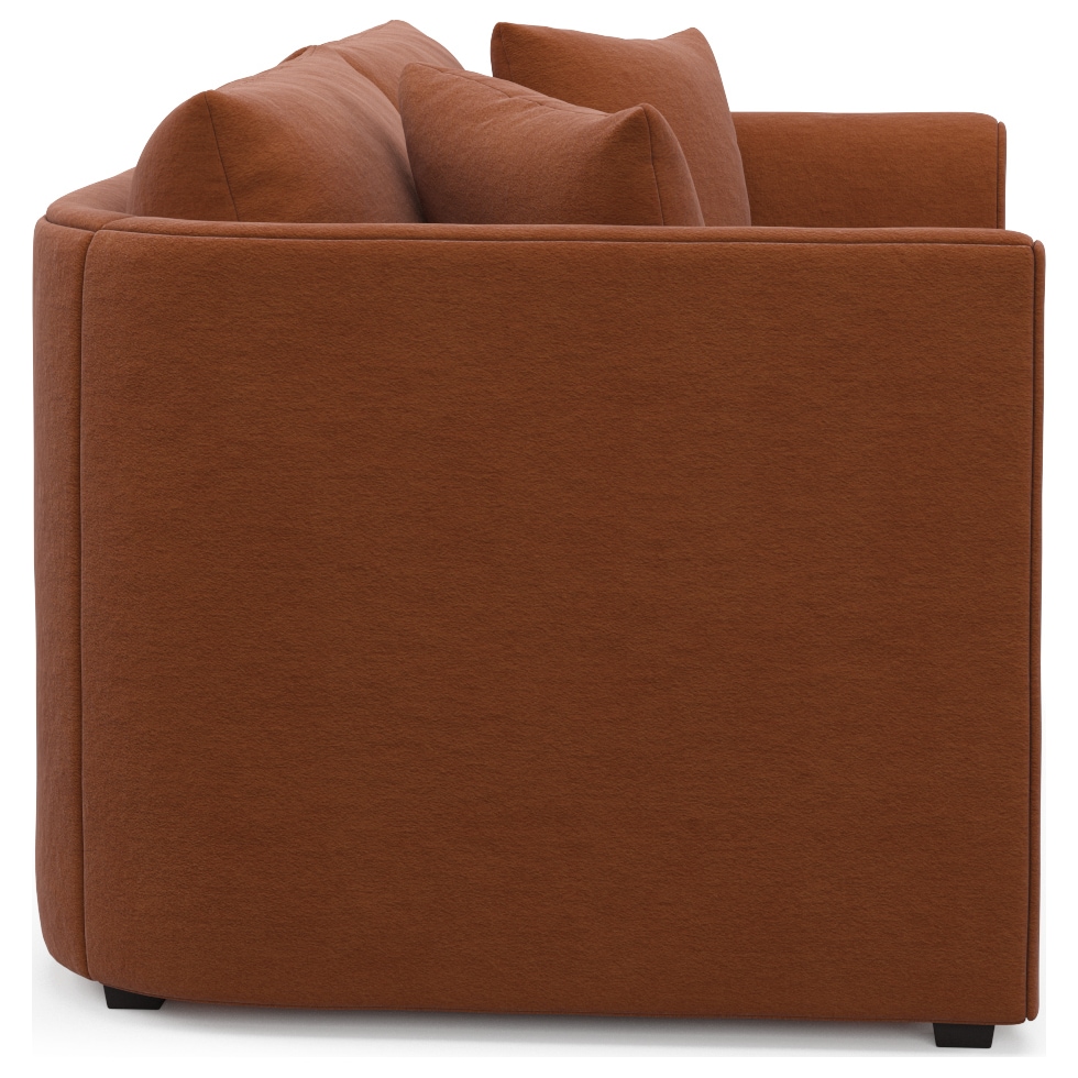 benji red loveseat   