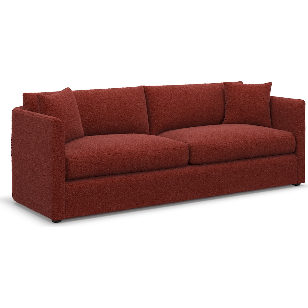 benji red sofa   