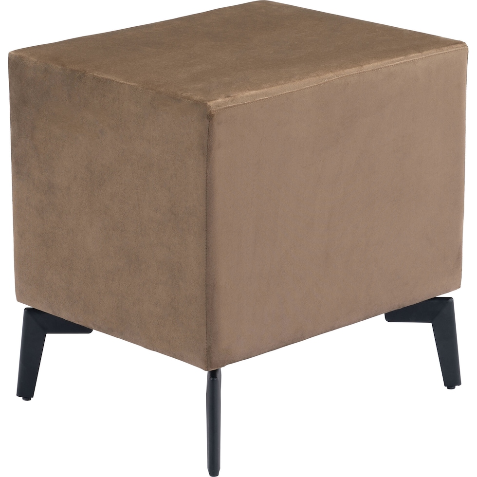 benoit light brown nightstand   