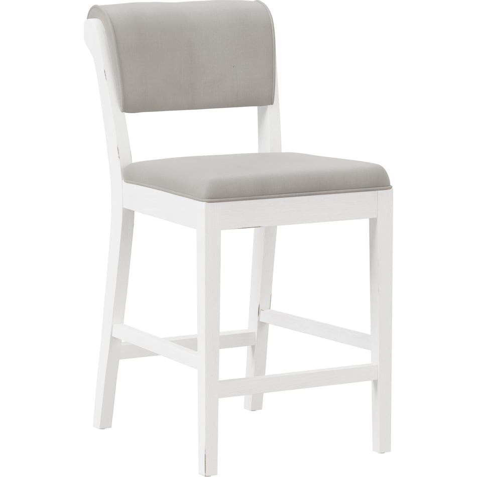 berea gray and white counter height stool   