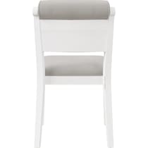 berea gray and white dining chair   