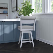 berea white counter height stool   