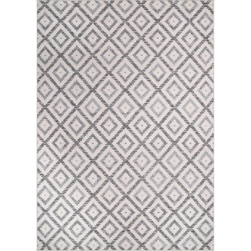 bergamo cream gray area rug  x    