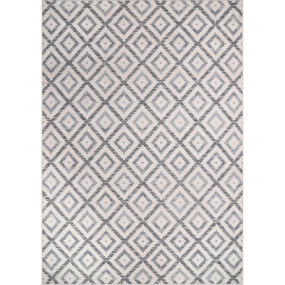 bergamo cream gray area rug  x