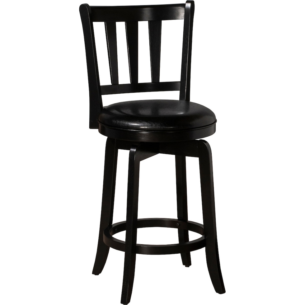 berger black counter height stool   