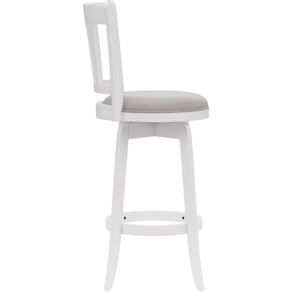 berger white bar stool   