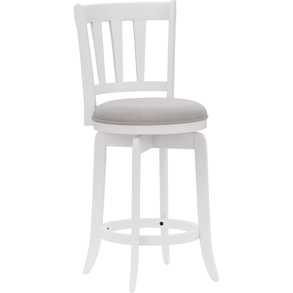 berger white counter height stool   