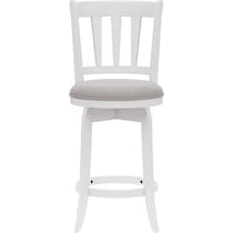 berger white counter height stool   