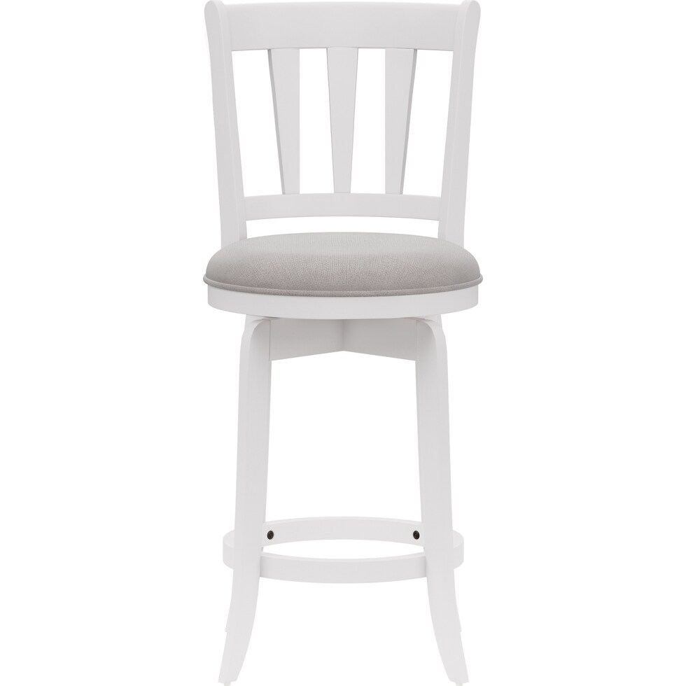 berger white counter height stool   