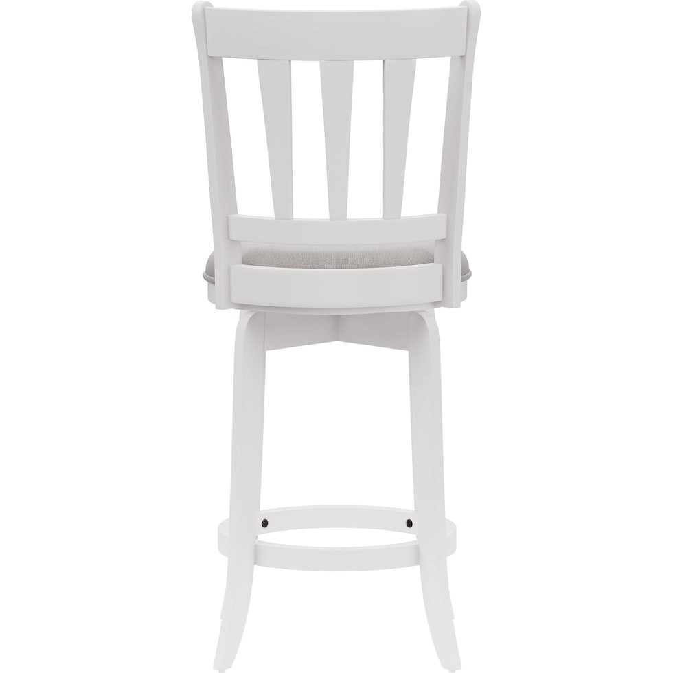 berger white counter height stool   