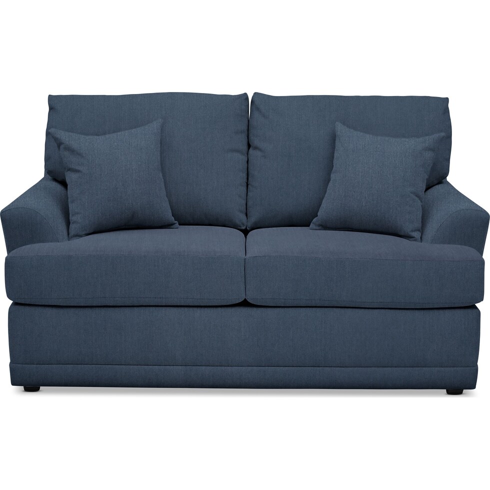 berkeley blue loveseat   
