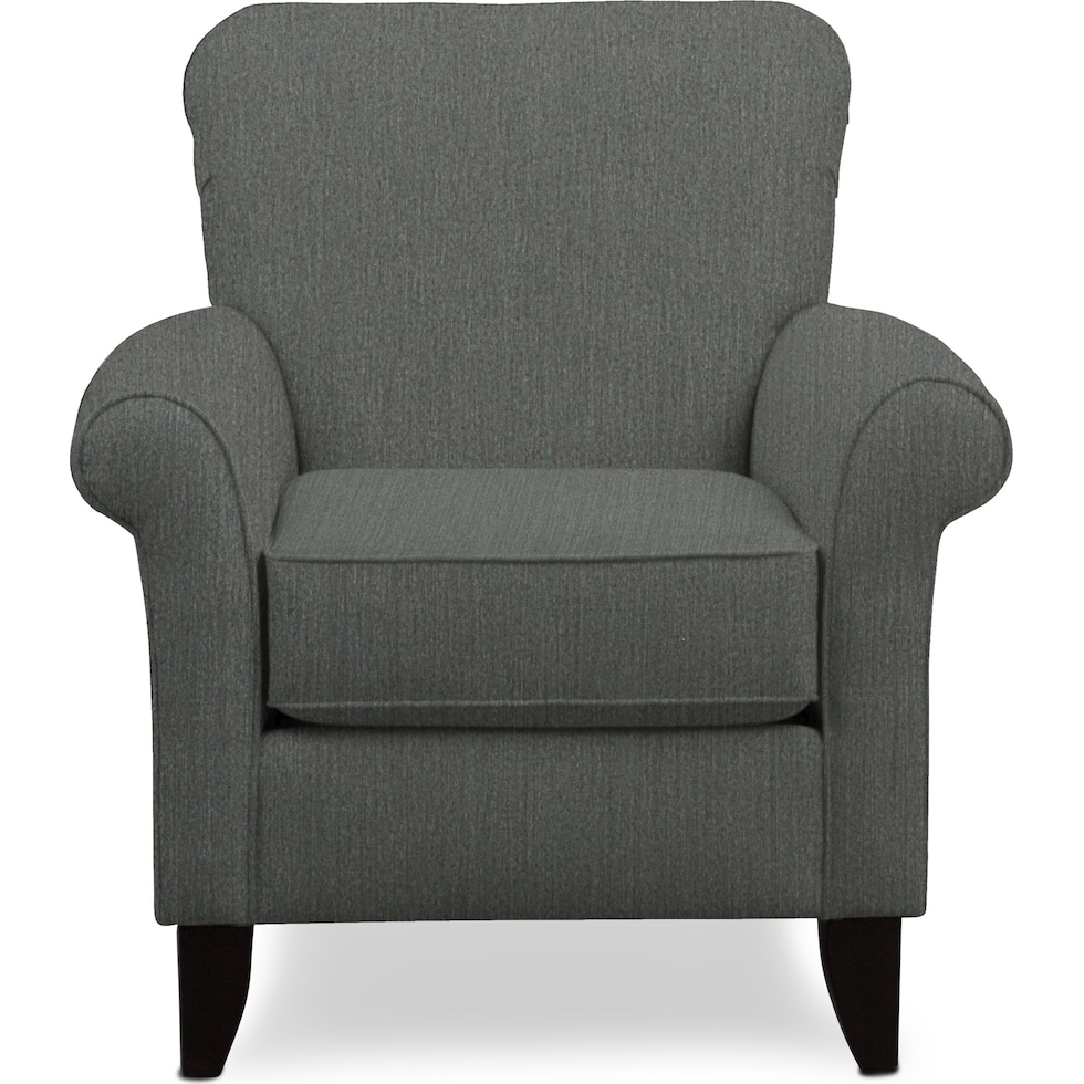 berkeley gray accent chair   