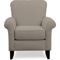 berkeley gray accent chair   