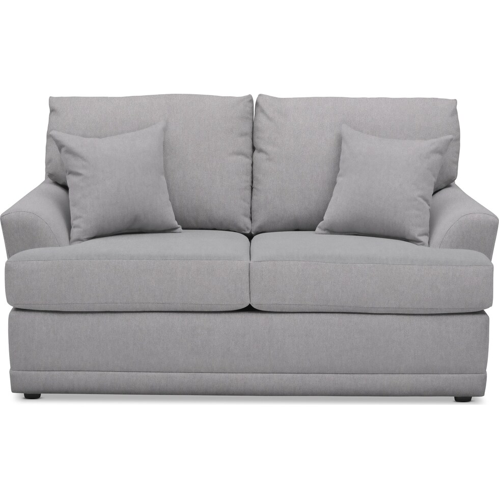 berkeley gray loveseat   
