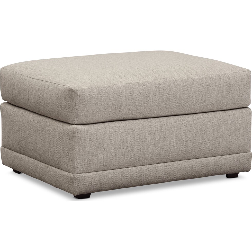 berkeley gray ottoman   