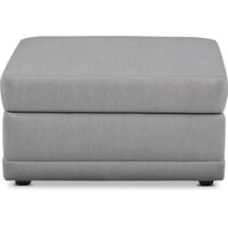 berkeley gray ottoman   