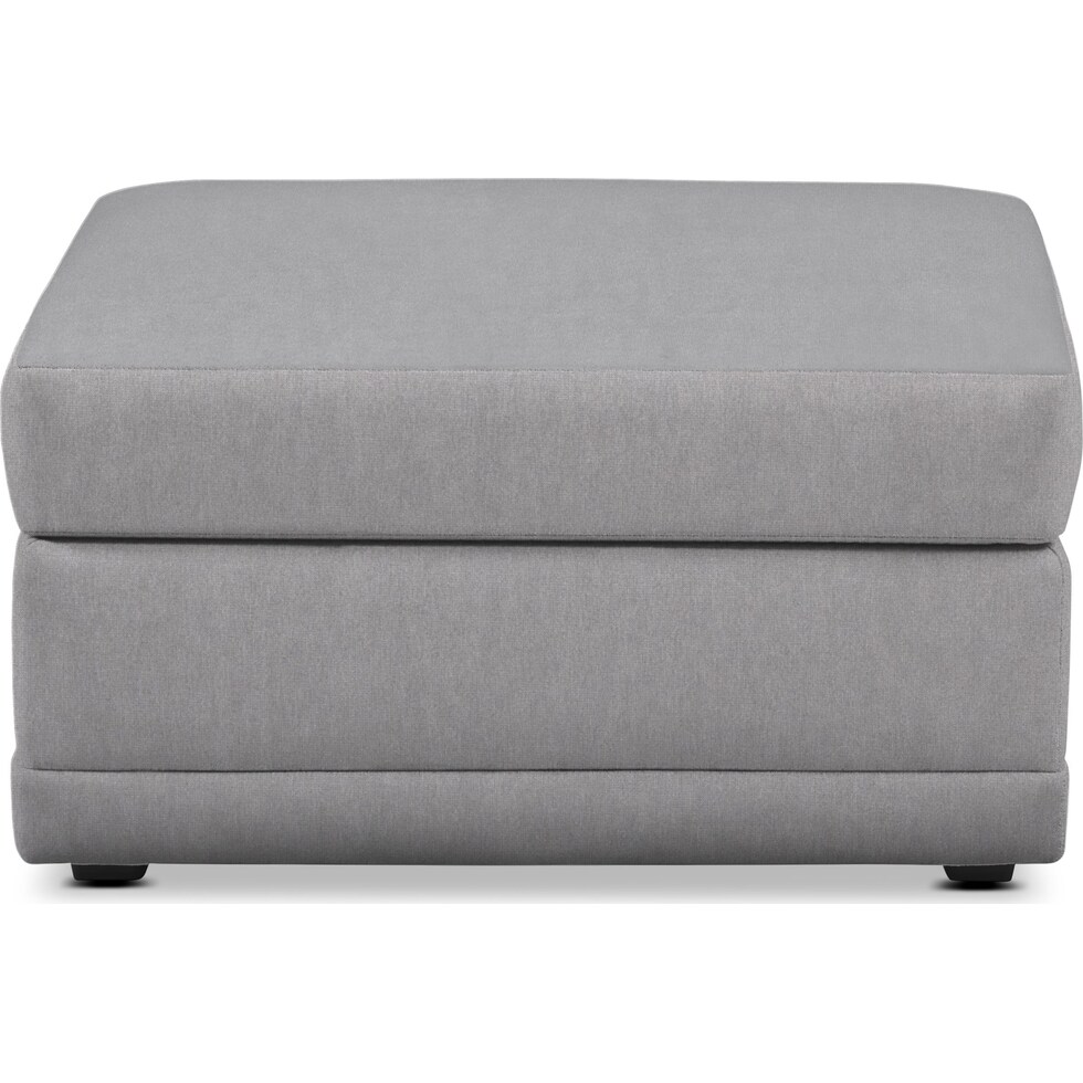 berkeley gray ottoman   