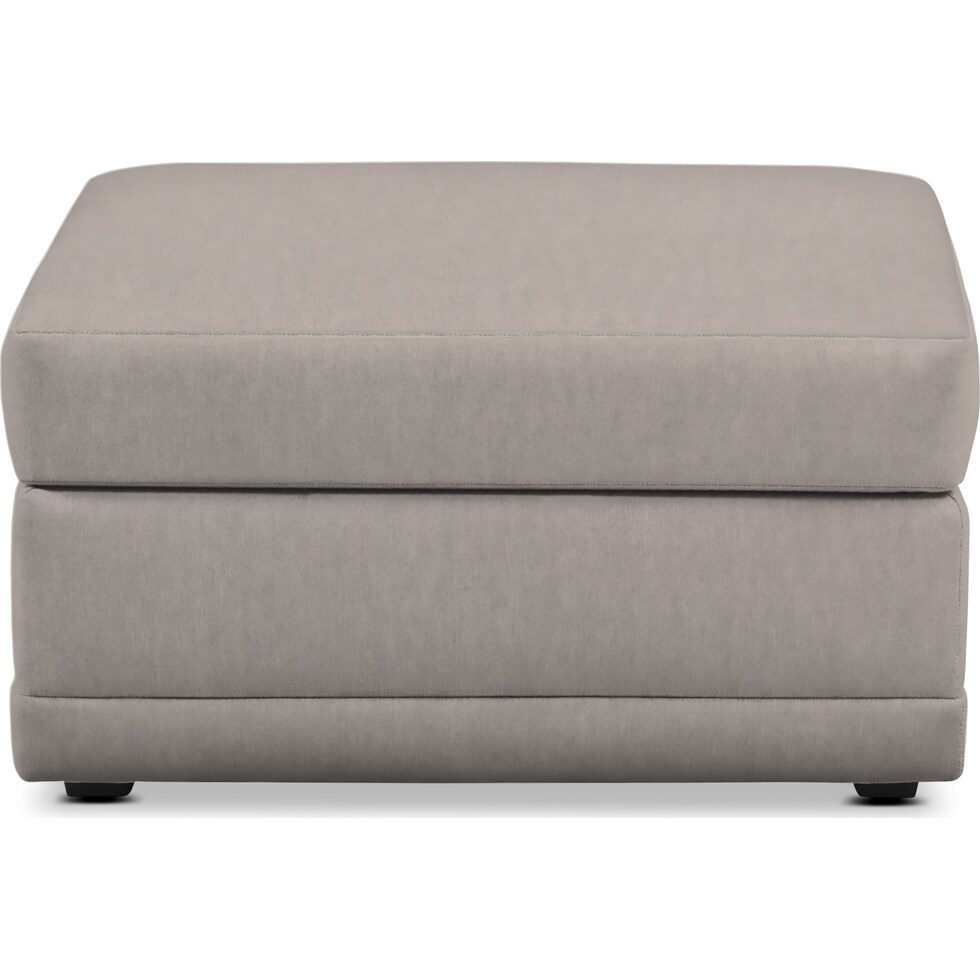 berkeley gray ottoman   