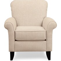 berkeley light brown accent chair   