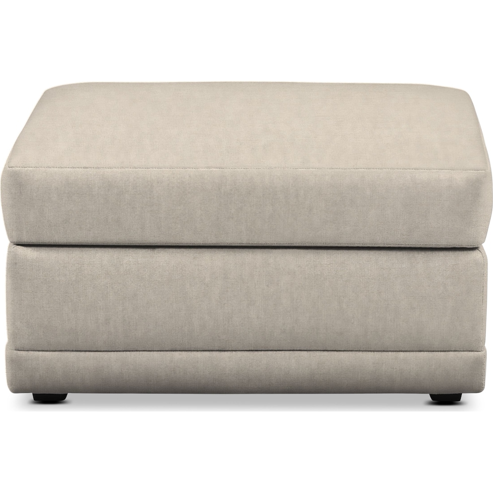 berkeley white ottoman   