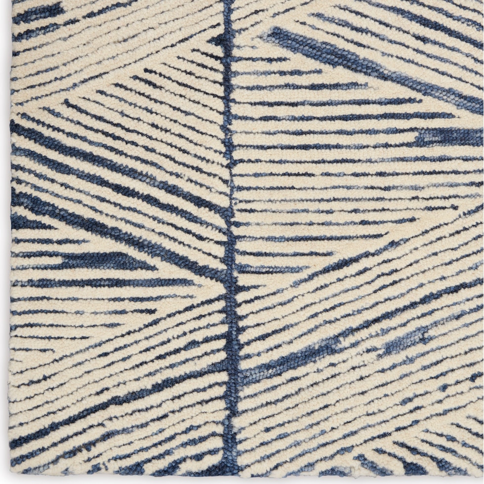 berlin white blue area rug  x    