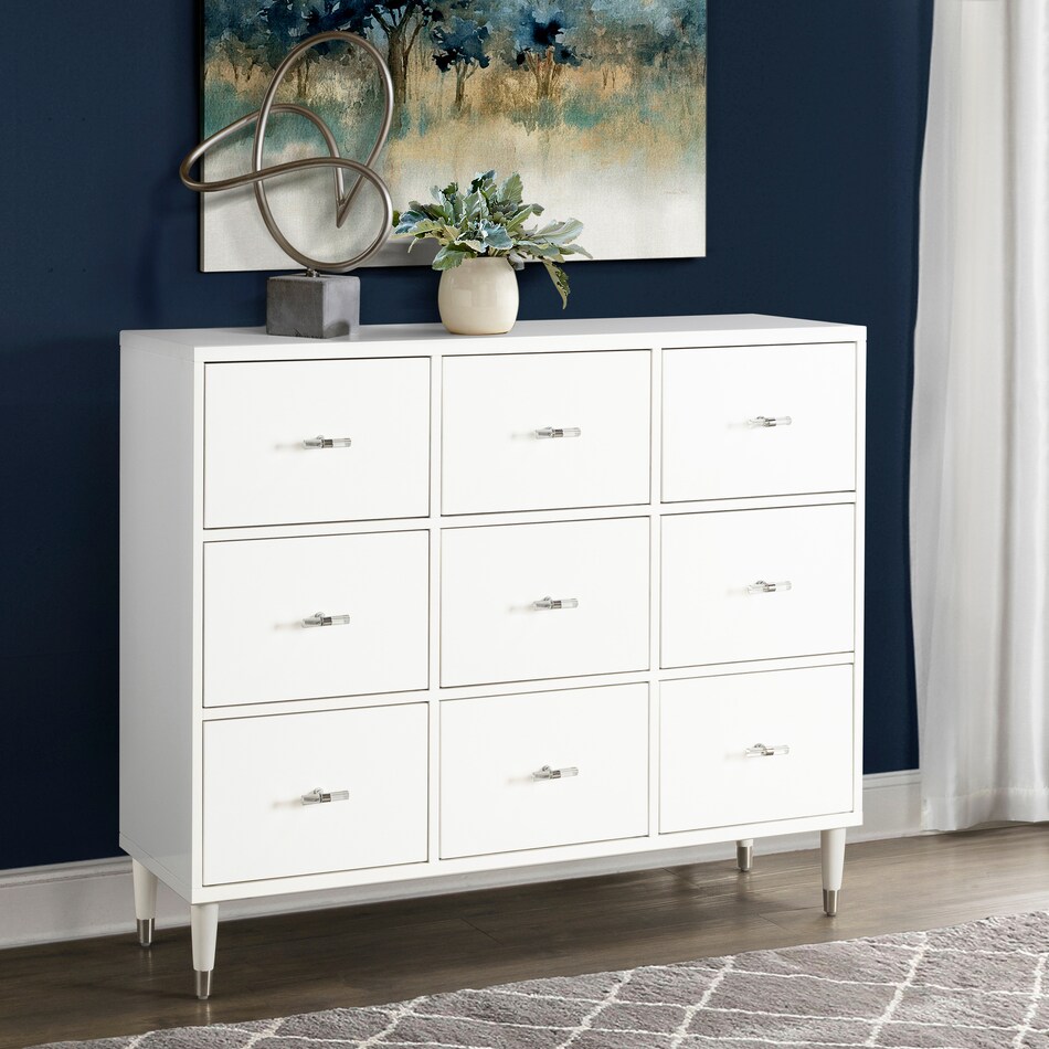 berlynn white chest   