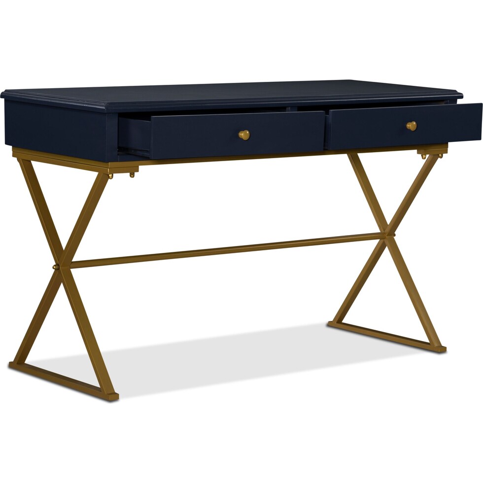 bertram blue desk   