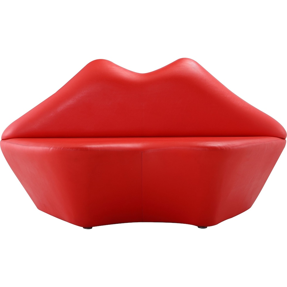 beso red loveseat   