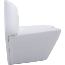 beso white loveseat   